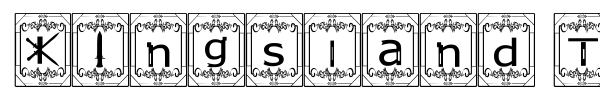 Kingsland Timur font preview